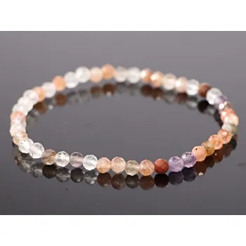 Náramek Magieprirody.cz Náramek Super MIX - fazetovaný - 4 mm kuličky #935 - z přírodních kamenů