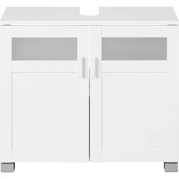 Koupelnový nábytek LIVARNO home Basel Výřez pro sifon, odolný povrch z melaminové pryskyřice, kovová držadla, nohy šetrné k podlaze, včetně montážního materiálu, certifikát Pefc