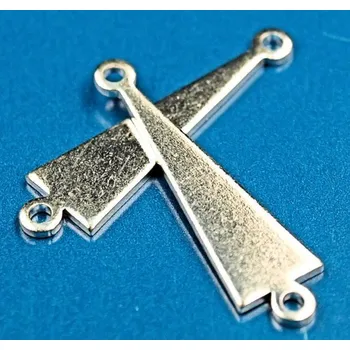 Materiál na výrobu šperku CZ Vodič 20mm stříbro