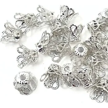 Materiál na výrobu šperku EU Kaplík 9/6mm stříbro