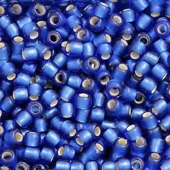 Korálek TOHO Co., Ltd. TOHO Round 11/0 Silver Lined Frosted Dark Sapphire