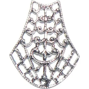 Materiál na výrobu šperku CZ Filigrán štít platina