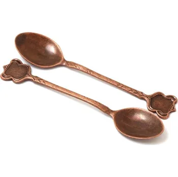 Příbor Crystal-ZONE Lžička s erbem 11cm stará měď