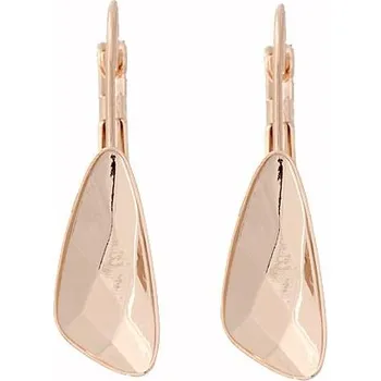 Náušnice Crystal-ZONE Náušnice Wing 18mm rose gold