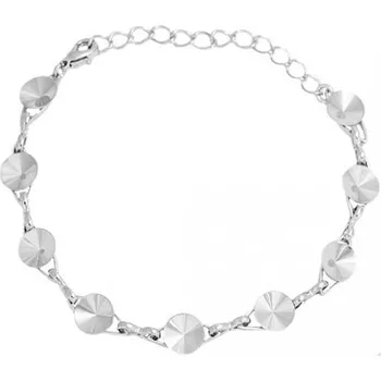 Náramek Crystal-ZONE Náramek Rivoli 9x10mm rhodium