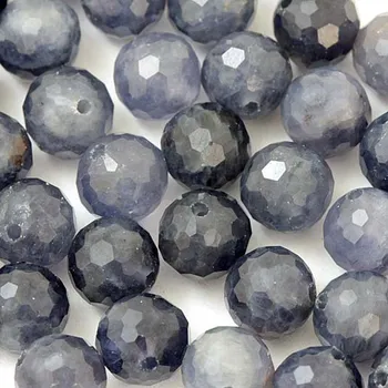 Drahý kámen Iolit broušený 6mm (1ks)