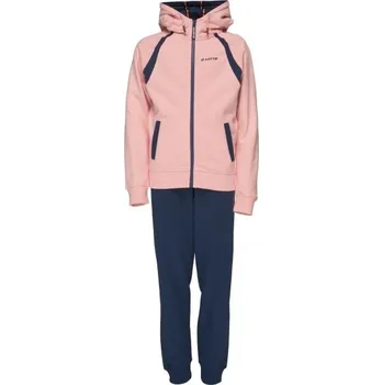 Dívčí tepláková souprava Lotto LENNET 140/146 Lososová, Tmavě modrá