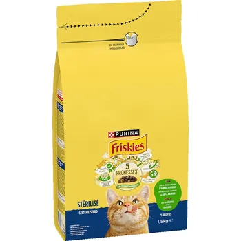 1,5kg PURINA Friskies Sterilised s jehněčím, kuřecím a zeleninou pro kočky