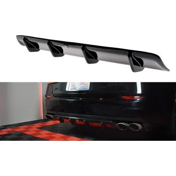 Tuning Maxton Design vložka zadního nárazníku pro Maserati Quattroporte Mk6, plast ABS bez povrchové úpravy SLEVA 5%