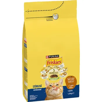 1,5kg PURINA Friskies Sterilised s krocaním, kuřecím a zeleninou pro kočky