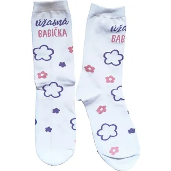 Dámské ponožky Veselé ponožky - Úžasná babička Velikost: 35-38