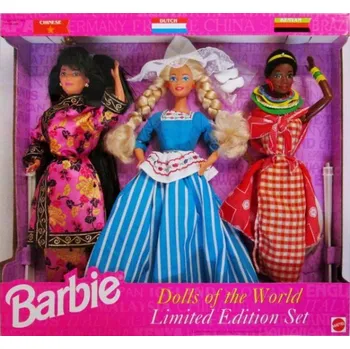 Panenka Barbie China + Dutch + Kenyan (Čína + Nizozemsko + Keňa), rok 1994