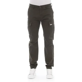 Pánské kalhoty Pánské kalhoty RVE3PT002247U_LIVORNO Baldinini Trend Barva: Šedá, Velikost: 32