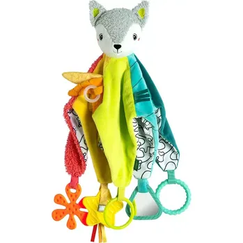 plyšák FEHN Aktivity deluxe muchláček liška, DoBabyDoo (410102)