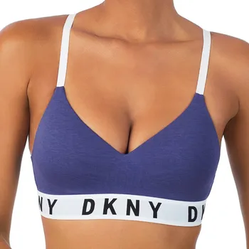 Dámské spodní prádlo DKNY - Cozy boyfriend group podprsenka triangle push-up vyztužená dusk XL DK4518