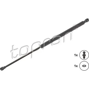 Karosérie Pneumatická pružina, zavazadlový / nákladový prostor TOPRAN 600 152