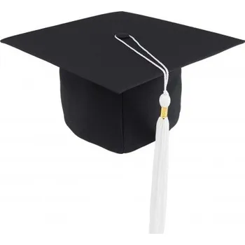 Gadget Promoční čepice MATT - PRONÁJEM 7 dní, Barva střapce 100 - bílá , promoce - dárek k promoci