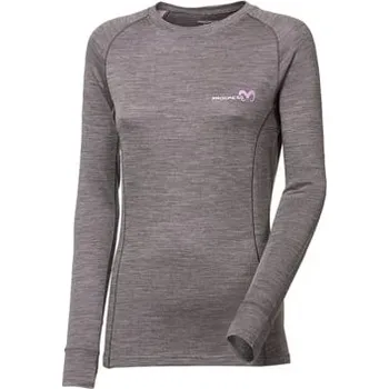 Dámské tričko MB TDRZ dámské termo triko s dlouhým rukávem tm.šedá/levandule XS