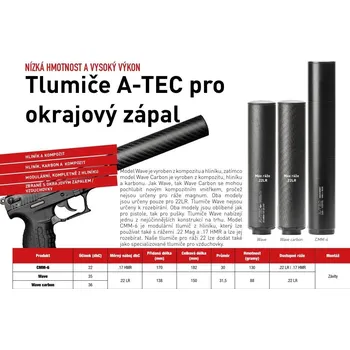 Příslušenství pro sportovní střelbu A-TEC CMM-6 Tlumič