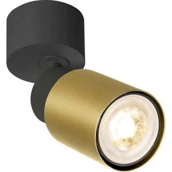 SLV - BIG WHITE PURI 2.0 Tube nástěnné a stropní svítidlo, 1x max. 6W GU10, černá / zlatá - BIG WHITE (SLV) LA 1008285