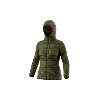 Dynafit RADICAL DWN RDS W HOOD JKT capulet olive CAMO M; Zelená bunda + DÁREK DLE VÝBĚRU!