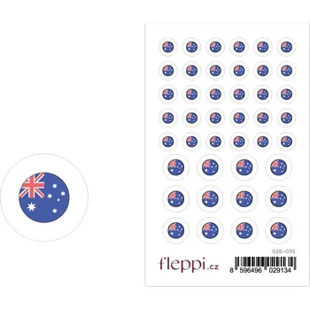 samolepka Fleppi Samolepky vlajky státu - Austrálie
