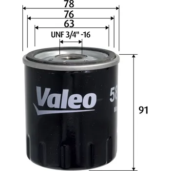 Filtr do auta Olejový filtr VALEO 586157