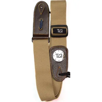 Hudebniny TGI TGS13031 Khaki popruh na kytaru tkaný