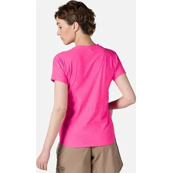 Dámské tričko Rossignol MELANGE SS TEE dámské turistické tričko-M