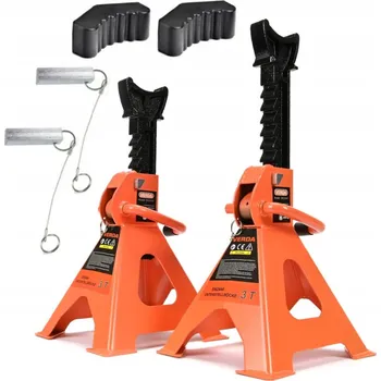 Hever KĽUČKA Podpěry pod auto 3T s přídavnou pojistkou D2445