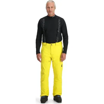 Snowboardové kalhoty Spyder DARE ACID YELLOW pánské lyžařské kalhoty S