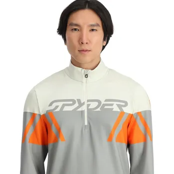 Pánská mikina Spyder PODIUM 1/2 ZIP CONCRETE pánská lyžařská mikina S