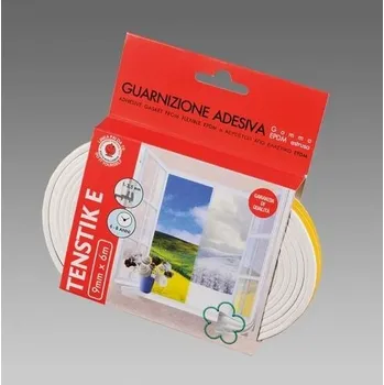 Těsnění do okna a dveří DEN BRAVEN Těsnicí profily z EPDM pryže K-profil - 9*4mm*6bm bílá