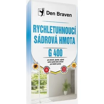 Omítka DEN BRAVEN Rychletuhnoucí sádrová hmota G400 20kg