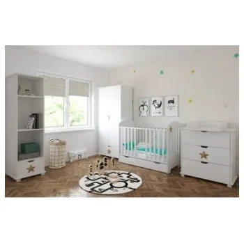 přebalovací pult a komoda Přebalovací komoda Star - bílá