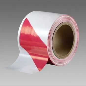 DEN BRAVEN Bariérová páska 70mm*500bm červeno-bílá