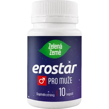 Zelená Země Erostar pro muže, 10 kapslí