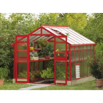 Skleník LIMES Lakovaný skleník PRIMUS typ J 6 - sklo Helios 4mm - pozink. profil