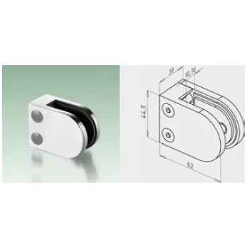 JAP Nerezový Držák skla na jekl oblý 12,76mm, AISI 304