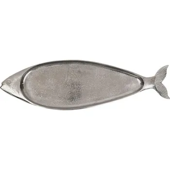 Servírovací tác ryba kovová