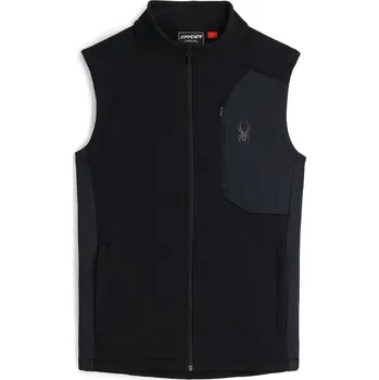 Pánský svetr Spyder BANDIT VEST-FLEECE-BLACK pánský horský svetr XXL