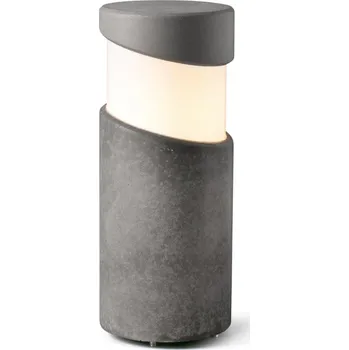 Venkovní osvětlení FARO BLOCK 350 sloupková lampa, šedá - FARO FARO 74141