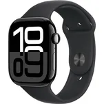 Hodinky Apple Watch Series 10 GPS 42mm Jet Black Aluminium Case with Black Sport Band-S/M