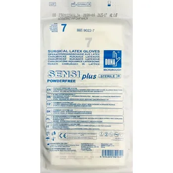 Vyšetřovací rukavice DONA Oper. rukavice sterilní SENSI Plus, vel. 6 bez pudru (50ks/bal)