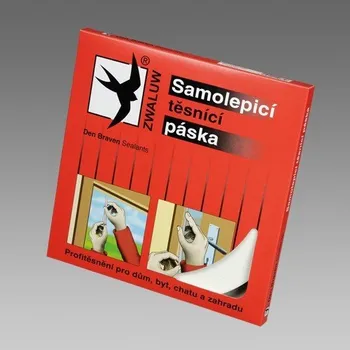 DEN BRAVEN Samolepicí těsnicí páska do oken a dveří - 9*3mm*20bm bílá