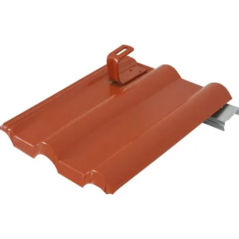 betonová krytina ERGO Kovová taška s držákem pro Betonpres, Bramac Classic, Besk, KM Beta - cihlově červená