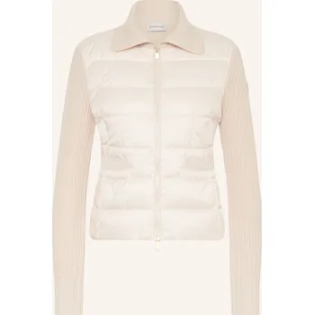 Moncler Dámská Péřová Bunda Ze Směsi Materiálů, nude, 36