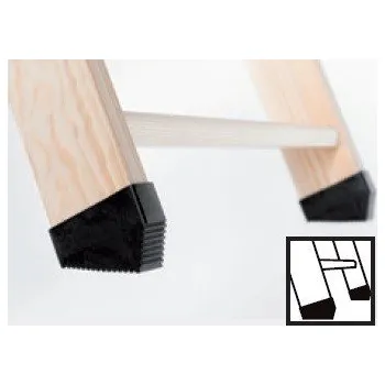 OMAN Půdní schody - Patky pro dřevěné schody 2ks DSS S-2