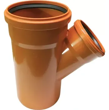 Kanalizační potrubí KGEA odbočka 160x125 45° (Odpadní KG odbočka )