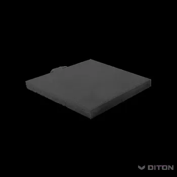 Venkovní dlažba DITON Plošná dlažba hladká - PRAKTIK 40/40/4 antracit
